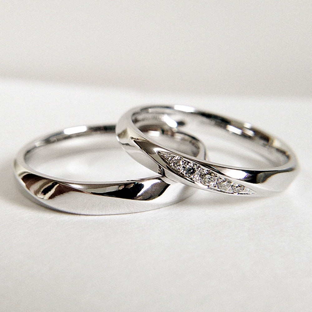 Couple's Matching Promise Ring 